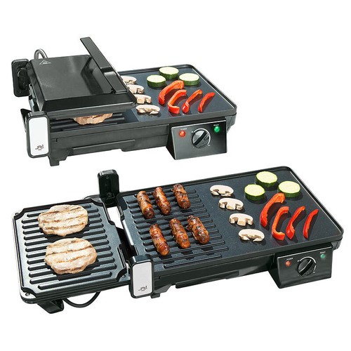 Elektrischer 2in1 tischgrill - elektrischer, 2in1-tischgrill